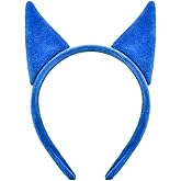 Merroyal Blue Cat Ears Headband Boy Girls Halloween Accessory Cat Costume