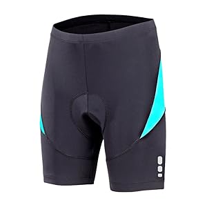 beroy Womenâs 3D Gel Padded Bike Shorts
