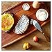 Wall2Wall Stainless Steel Straight Edge Wide Butter Spreader Deluxe Sandwich Cream Cheese Condiment Knives Set Kitchen Tools, Wood Handle, 8” (12)
