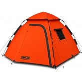 Unplug Ultimate Adventure 2 Person Tent | Instant Setup Camping Tent | Spacious two person tent, Easy 1 person setup, Heavy duty tent, Waterproof camping tent, Premium two-layer dome tent