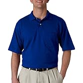 Jerzees Men's SpotShield Short Sleeve Preshrunk Polo Shirt
