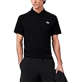 Lacoste Men's Regular Fit UV Protect Golf Polo Shirt, Black, XX-Large