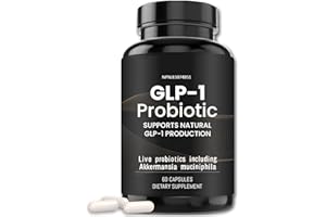 GLP-1 Probiotic Supplement - 60 Capsules for Digestive Health, Appetite Control and Metabolism Support - Non-GMO, Gluten Free