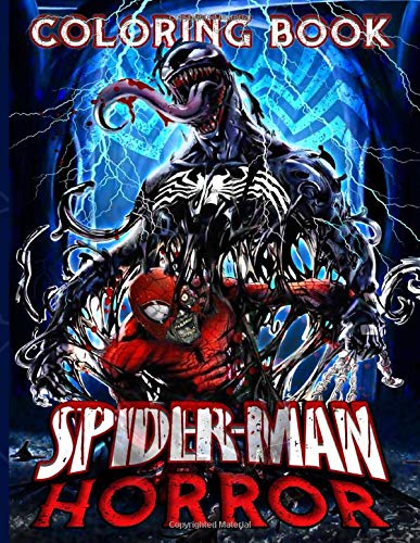 Download Spiderman Horror Coloring Book Spider Man Horror Special Adult Coloring Books For Men And Women Amazing Spider Man Unofficial Unique Edition Pricepulse
