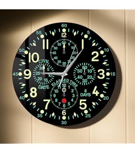 Amazon.com: Pendulux, Altimeter Alarm Clock, Aviator Deck Clock
