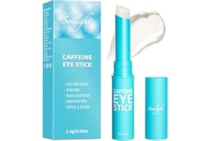 Soulight Caffeine Eye Stick, Anti-Aging Eye Balm, Advanced Revitalizing Eye Cream for Wrinkles, Dark Circles, Puffiness & Bags Under Eyes- Retinol Eye Cream Moisturizes, Softens & Nourish Skin