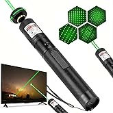 Green Laser Pointer High Power Green Beam Light Long Distance Range for TV/LED/LCD Screens Tactical Flashlights for Hiking/Pr
