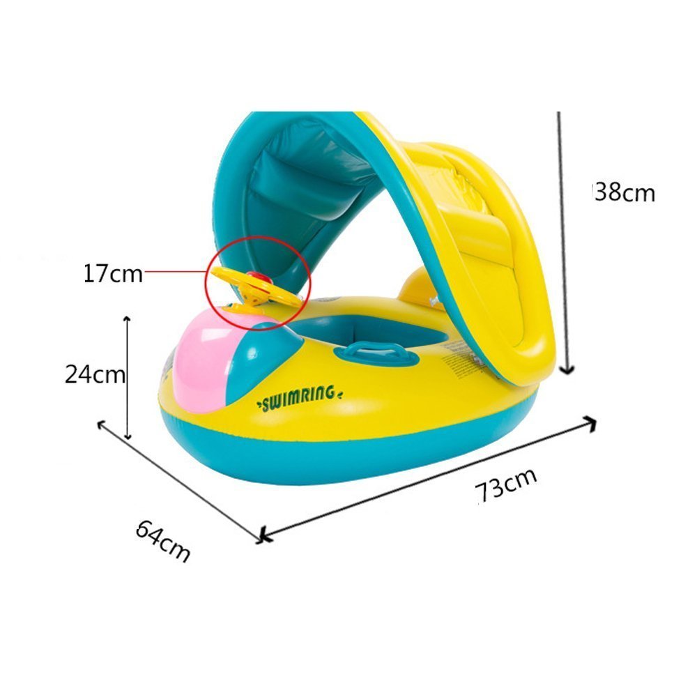Nuby Siège pour Bébé Sit-Me-Up - Confortable et Sécuritaire pour les Bébés de 6 Mois et Plus - Siège Gonflable au Sol av