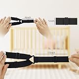 ZCYKJ Bed Sheet Holder Corner Straps 4 Pcs Adjustable Black Fasteners view 2