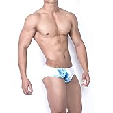 UXH Mens Swimsuit Briefs Padded Swimwear Male Sexy Fashion Swimming Bikini Board Beach Surfing Swim Trunks
