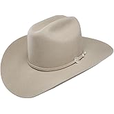 Stetson Men's 4X Corral Wool Cowboy Hat - Sbcral-754098 Silver Sand