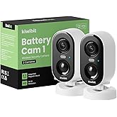 Kiwibit Magnetic Home Security Camera Wireless Enhanced Audio & 2K Footage, Easy Setup Battery Camera with Smart AI PIR Motio