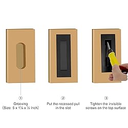 Malimali Pocket Door Pull and Edge Pull