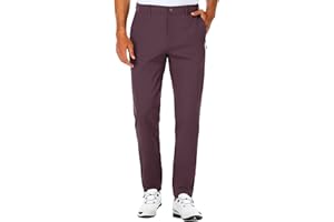 SPECIALMAGIC Golf Pants Men Stretch Slim fit Hiking Pants Lightweight Dress Casual Tapered Zipper Pockets