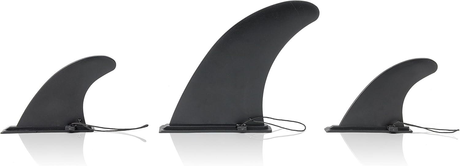 Retrospec Replacement Founder Fins for Inflatable Stand up Paddle Board (Set of 3