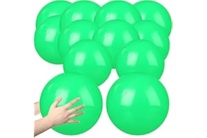 Raiten 12 Pcs Beach Ball Inflatable Beach Balls Large Inflatable Ball Floating Ball for Swimming Pool Party Favors Outdoor Activities Summer Birthday Party Supplies (Green,12 Inch)