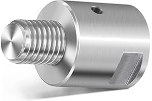 PNBO Woodworking Lathe Headstock Spindle Adapter, Converts 1" x 12tpi to 1" x 8tpi
