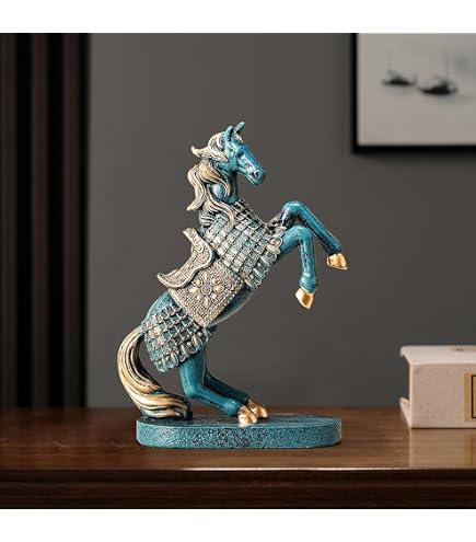 Amazon.com: Oriental Home Décor, Porcelain Horse, Antique Replica