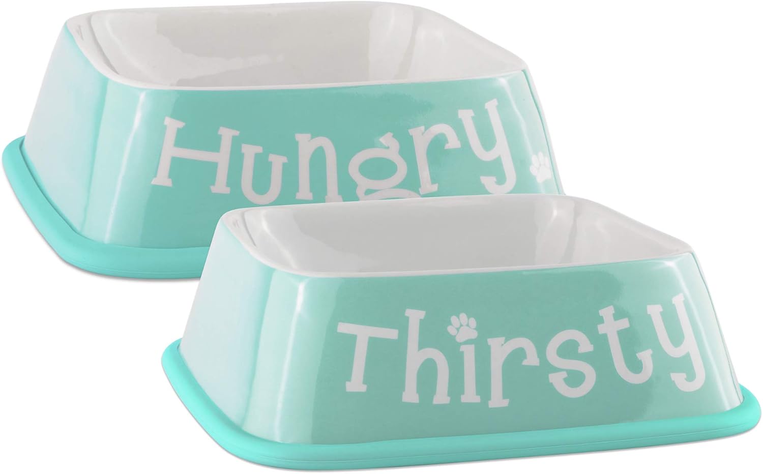 Bone Dry Hungry & Thirsty Pet Bowl