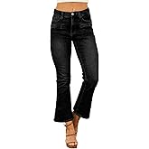 Astylish Jeans for Women Trendy Wide Leg High Waisted Ankle Bootcut Jeans Stretchy Straight Leg Flare Denim Pants