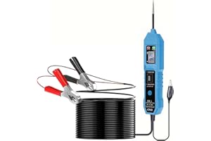 ONRETUL CT03 Power Circuit Tester, 6-24V DC Test Light Short Circuit, Automotive Component Electrical Polarity Identify Continuity Tester, Overload Protection