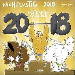 Nichtlustig Postkartenkalender 2018 Amazon De Sauer Joscha Bucher