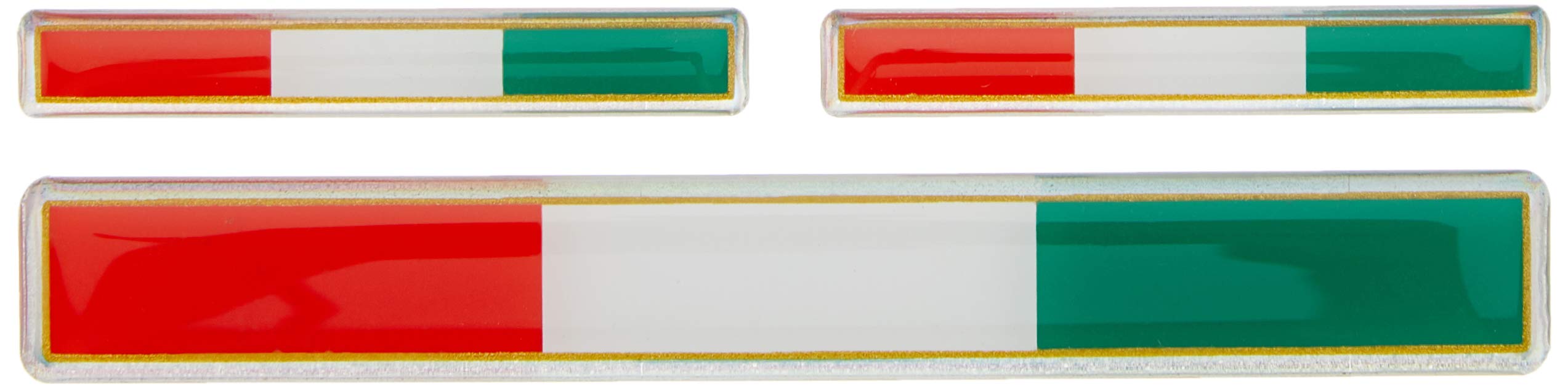 Quattroerre Sticker 3D ''Italia Flag'' 3 Pieces