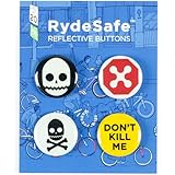 RydeSafeReflective Buttons - Gnarly - 4 Pack