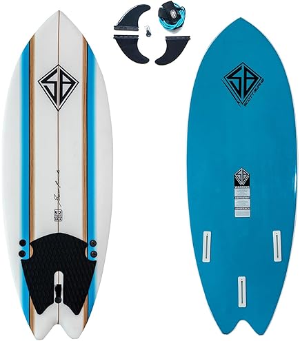 Amazon.com : California Board Company CBC Surfboard, 5-Feet x 8