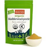 Ocean&rsquo;s Balance Clean &ndash; Organic Bladderwrack Powder (Fucus vesiculosus) from The Pristine Maine Coast | Vegan &bull; Lab‑Tested Purity &bull; Skin &amp; Digestive Wellness, 4 Oz