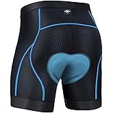 SPEEDCYC Men's 4D Padded Bike Shorts Cycling Underwear Biking Bicycle Padding Shorts for Men Side Pockets