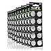CR2032 Battery– Lithium Button Coin Cell Batteries - 3V 3 Volt - remote watch jewelry led key fob replacement 2032 CR Pack Set Bulk (100 Pack)