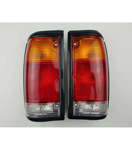 Pair Front Bumper Signal Lights Amber Lens For Mazda B2000 B2200 B2600 Pickup 1985-1998 - View #4