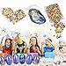 SLOUEASY - Galaxy Crystal Slime 6 Pack Easter Basket Stuffers Egg Slime,Glitter Putty Slime Toy, Scented Stress Relief Sludge Clear Clay Jumbo Slime Toy Christmas Stockings Stuffers