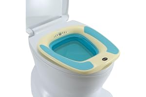 Sitz Bath, Foldable Sitz Bath for Hemorrhoids, Sitz Bath for Toilet Seat, Sitz Bath for Postpartum Care, Sits Bath Tub for Wo