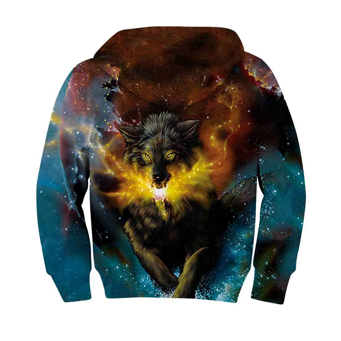 RAISEVERN novità Felpe Halloween 3D Stampato a Maniche Lunghe Felpa Pullover per Ragazzi e Ragazze S-XL