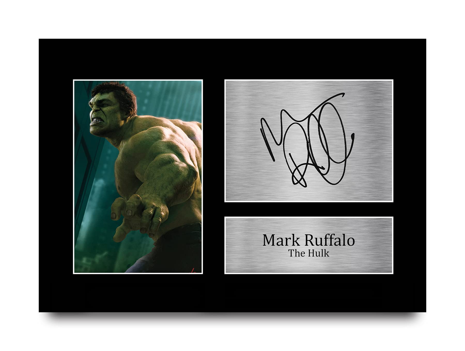HWC Trading Mark Ruffalo Gift Signed A4 Printed Autograph The Hulk The Avengers Gifts Print Photo Picture Display