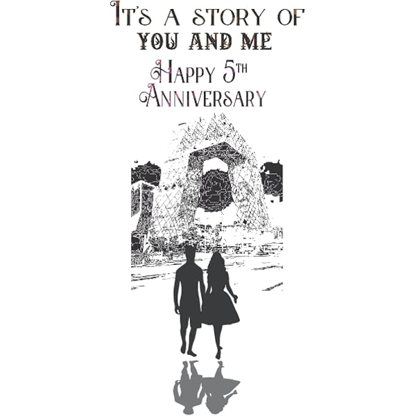 Happy 5th Anniversary: Happy Fifth Wedding Anniversary Book