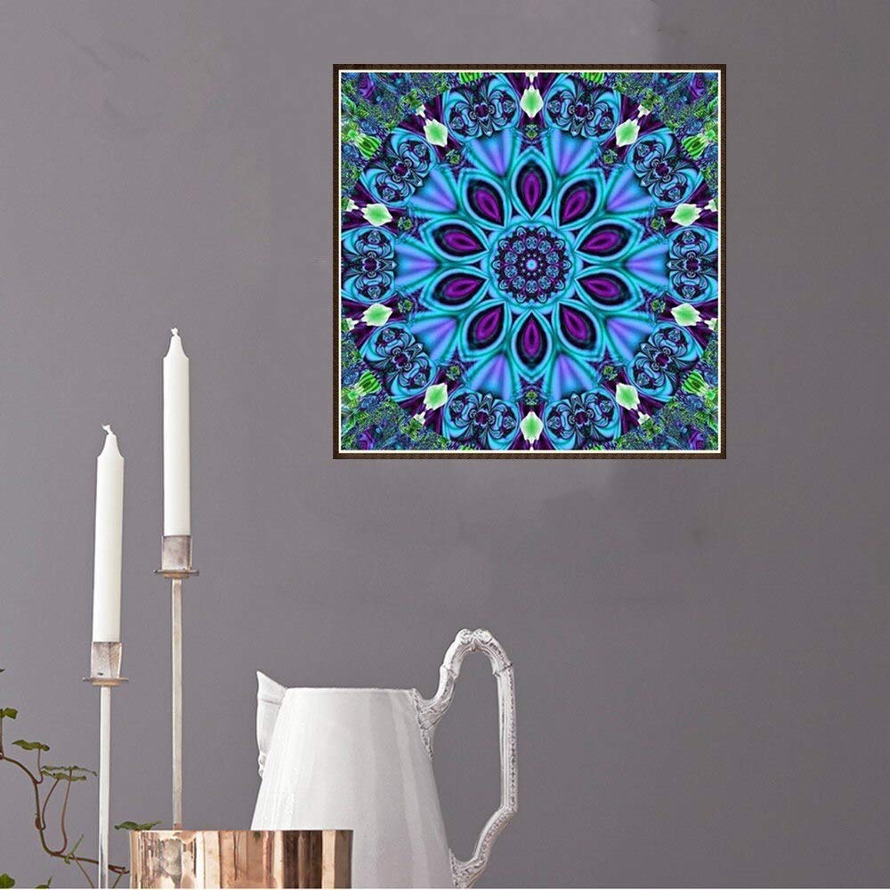5D Diamond Painting for Adults by Number Kits, Full Drill Crystal Rhinestone Embroidery Pictures Arts Craft for Home Wall Decoration