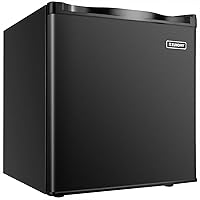 Euhomy Mini Freezer Countertop, 1.1 Cubic Feet,Compact Single Door Upright Freezer with Reversible Adjustable Stainless…