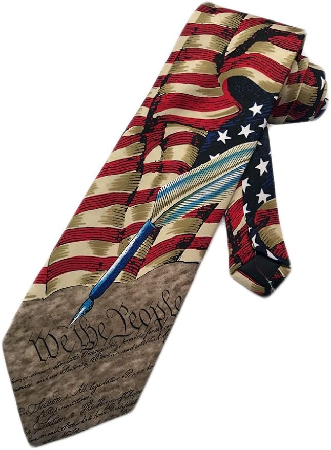 Collectible Patriotic Novelty Men's Constitution American