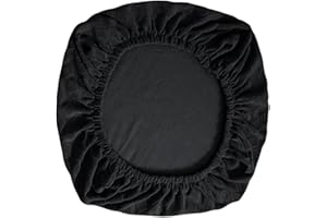 Qianly Removable Office Chair Seat Cover High Stretch Chair Covers Washable Chair Seat Cushion Protector for Computer, Desk, 
