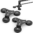 Magnetic Light Bar Base Mounts, 2 Pack Heavy Duty Universal Mounting Bracket with Strong Magnet for Off Road Lamp, Roof Light