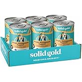 Solid Gold Weight Management Dog Food Wet - High Fiber Grain Free Dog Food Wet Recipe w/Real Chicken, Sweet Potato & Green Beans - Healthy Weight & Gut Health Support for Dogs - 6ct/12.5oz Cans