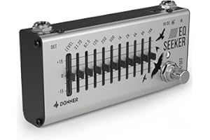 Donner EQ Seeker Ten Band Equalization Guitar Effect Pedal True Bypass