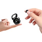 Yihou Small Invisible Mini Earbuds Ear Buds Hidden Discreet Sleep Flat Headphones Secret Low Profile Smallest Micro Sleeping Comfortable Tiny Earbuds Wireless Bluetooth for Work, Small Ear Canals