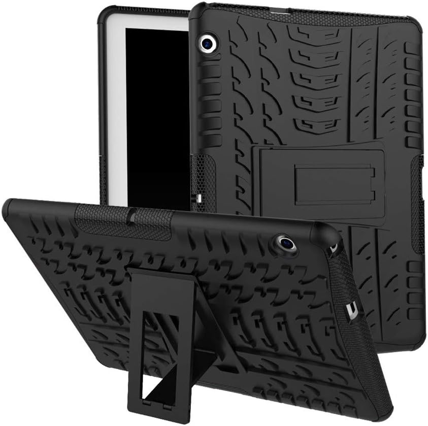 Heavy Duty Case for Huawei MediaPad T3 10" Hybrid Rugged Rubber + Hard PC Kickstand Shock-Proof Case Cover JKRED
