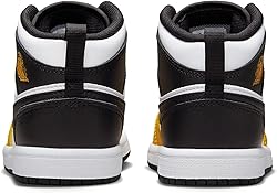 Jordan Little Kid's 1 Mid Yellow Ochre/Black-White
