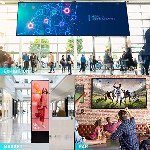 NIERBO 2x2 HDMI Video Wall Controller, 1080P60HZ HD Display, 180