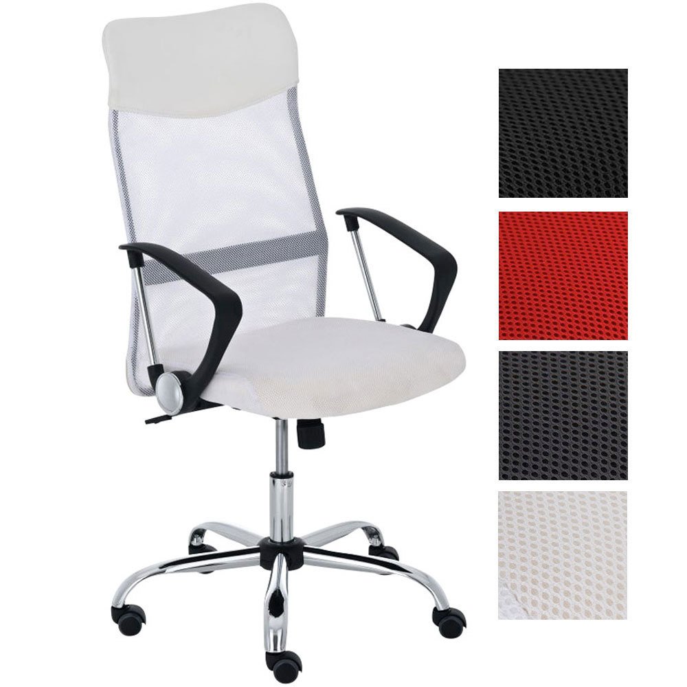 CLP Silla de oficina WASHINGTON asiento giratorio base muy estable de metal